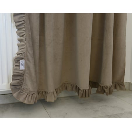 Zasłona Na Okno Okna Z Falbanką Do Salonu Sypialni 150X250 Cm Boho Beż