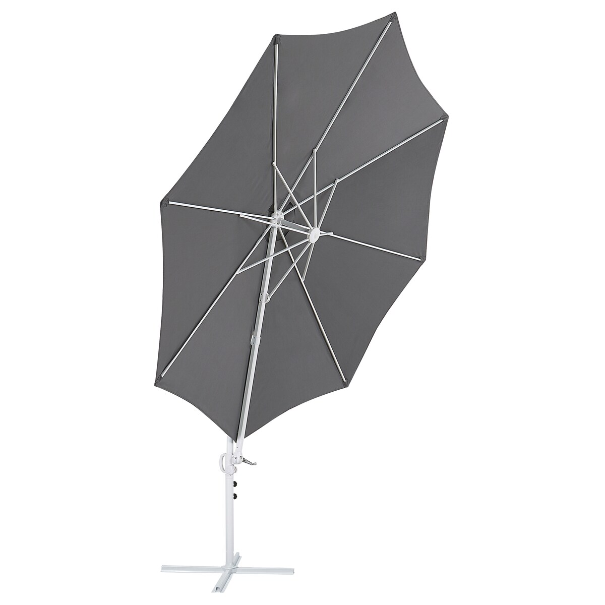 Parasol ogrodowy na wysięgniku 295 cm SAVONA II Ciemnoszary