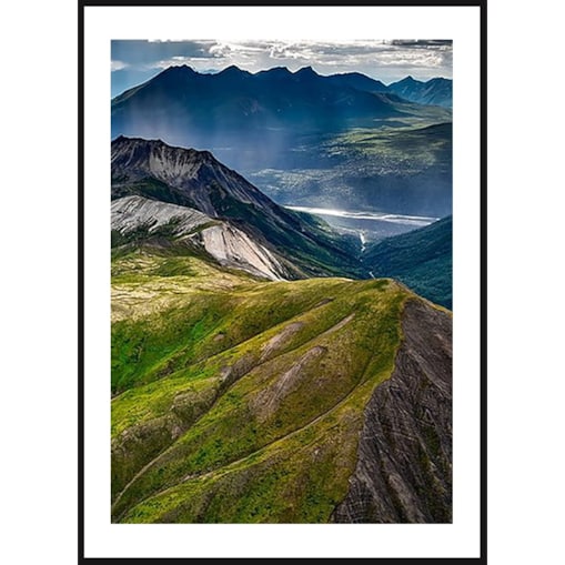 Poster Story, Plakat, Obraz - Alaska Range, wymiary 21 x 30 cm