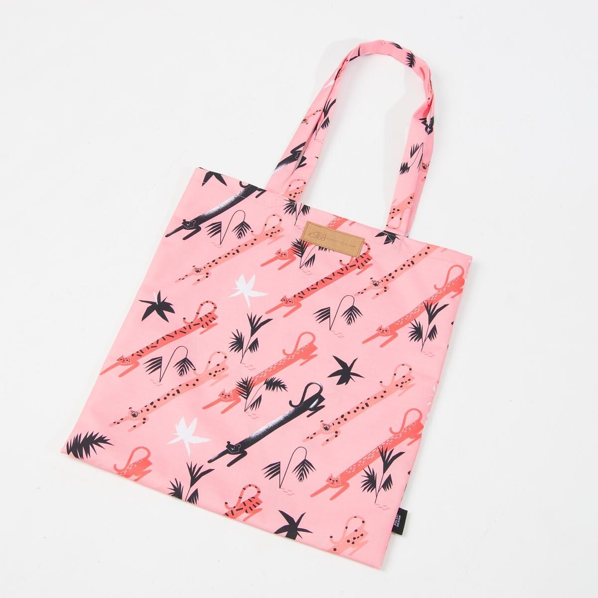 Torba wielorazówka "PANtera przyszedł?" róż