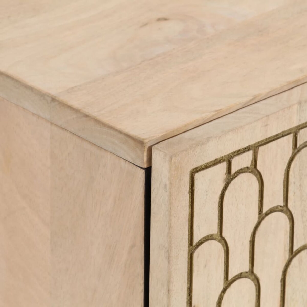 vidaXL Szafka łazienkowa, 38x33x58 cm, lite drewno mango