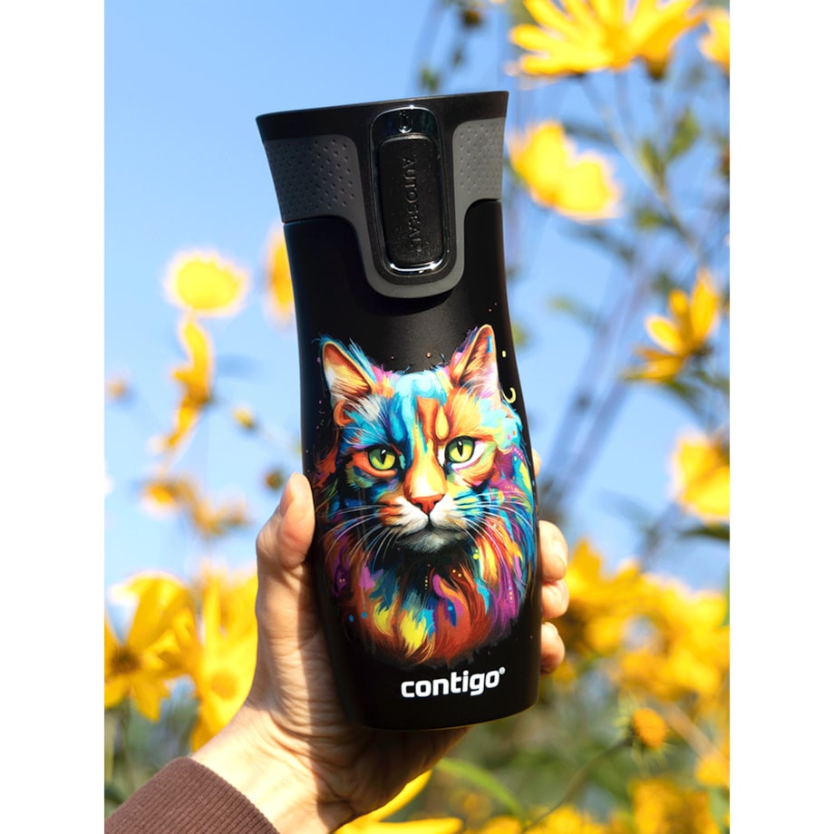 Kubek termiczny Contigo West Loop 2.0 470ml - czarny - Kot