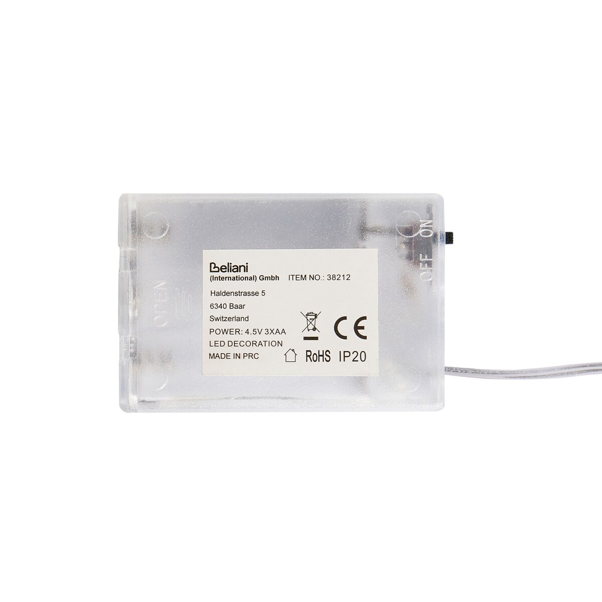 Zestaw 3 dekoracji świątecznych LED ROINE Prezenty świąteczne 15/20/25 cm Brązowy