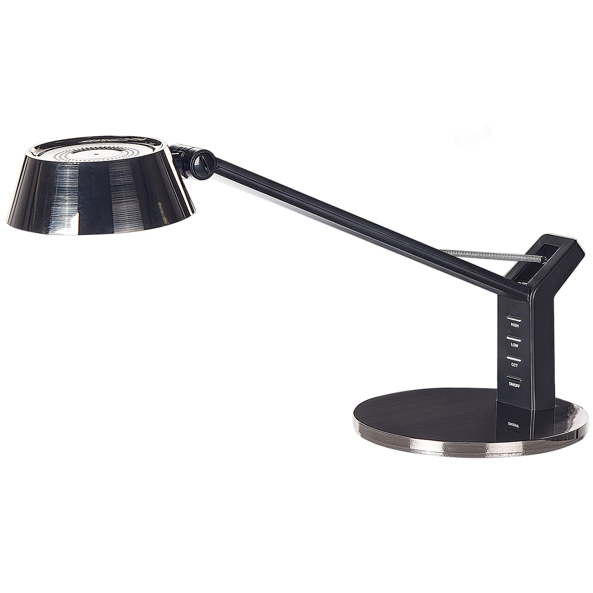 Lampa biurkowa LED CHAMAELEON Z portem USB Metal Mosiężny