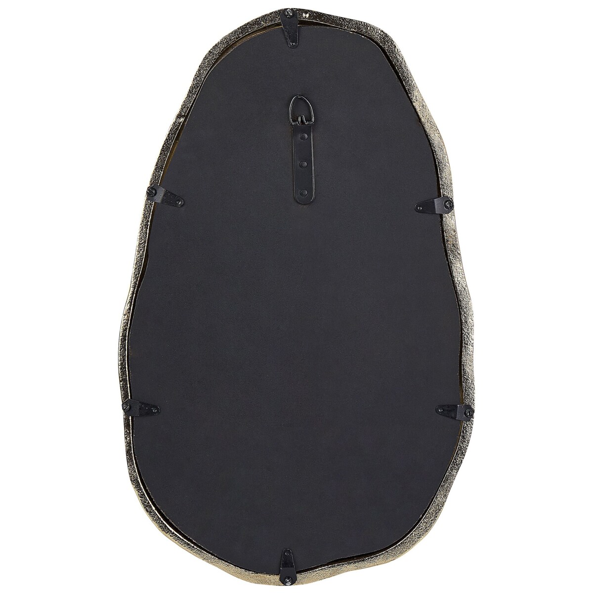 Lustro ścienne 50 x 32 cm złote DAMOH