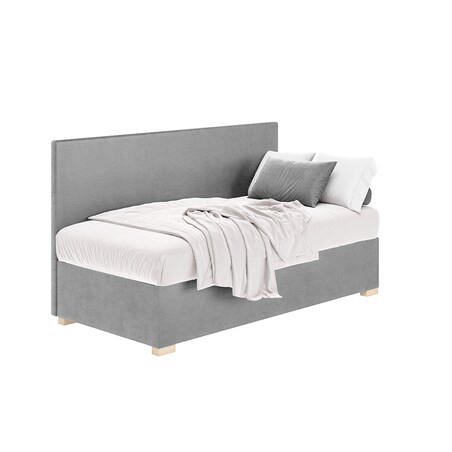 Mesonica Łóżko Cozi, szare, 90x200