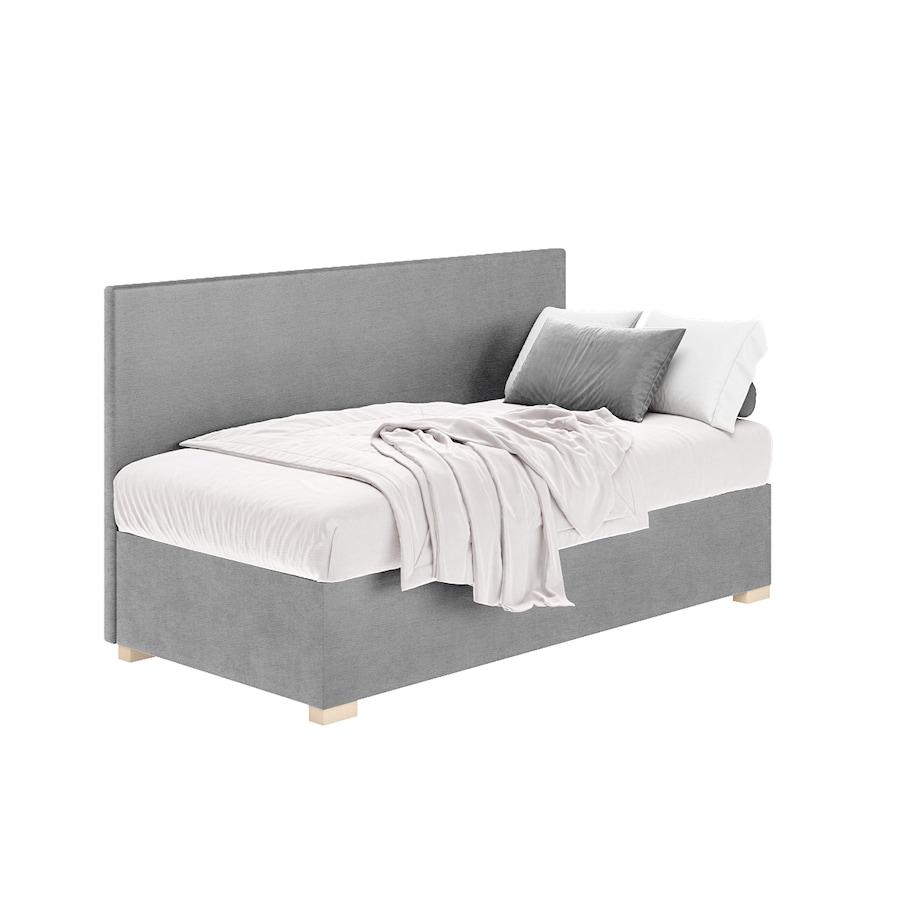 Mesonica Łóżko Cozi, szare, 90x200