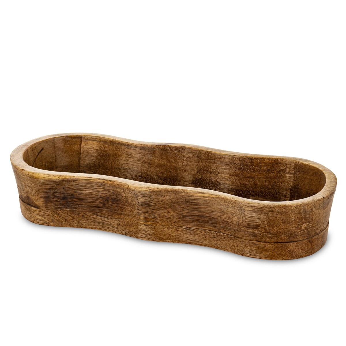 Misa patera dekoracyjna drewniana 5,5x30x11 cm DEKOR-5 podłużna