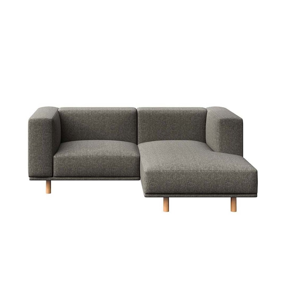Kukumo sofa narożna prawa Szara