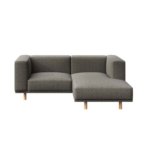 Kukumo sofa narożna prawa Szara