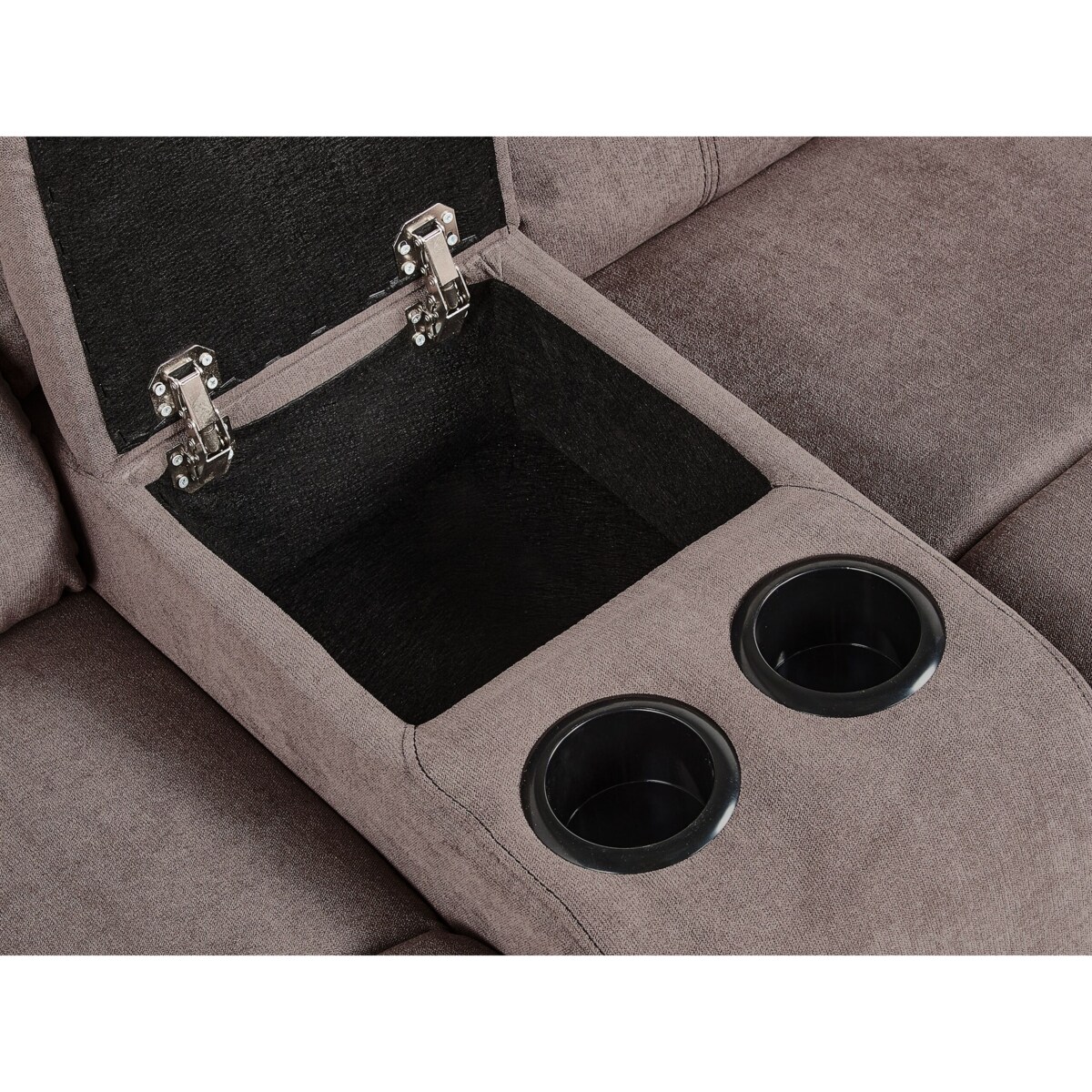 Sofa z manualną funkcją relaksu beżowa ROKKE