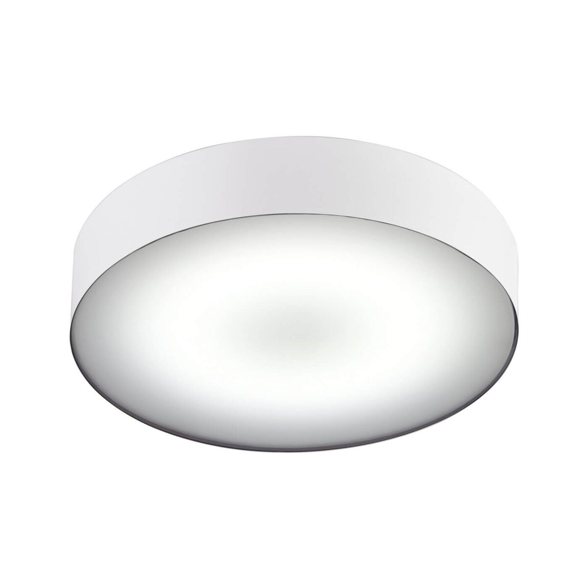 Ledowa lampa natynkowa Arena sufitowa 18W do holu biała