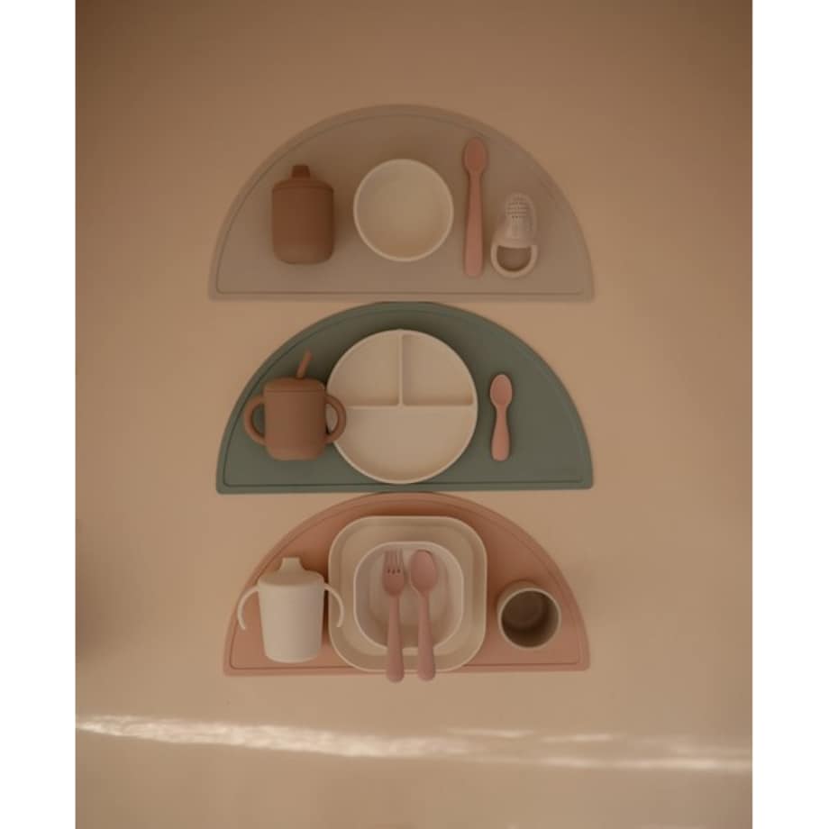 Mushie Silikonowa Miseczka dla Dziecka Ivory