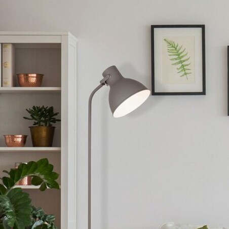 LAMPA podłogowa DEREK 4329 Rabalux stojąca OPRAWA do salonu szara