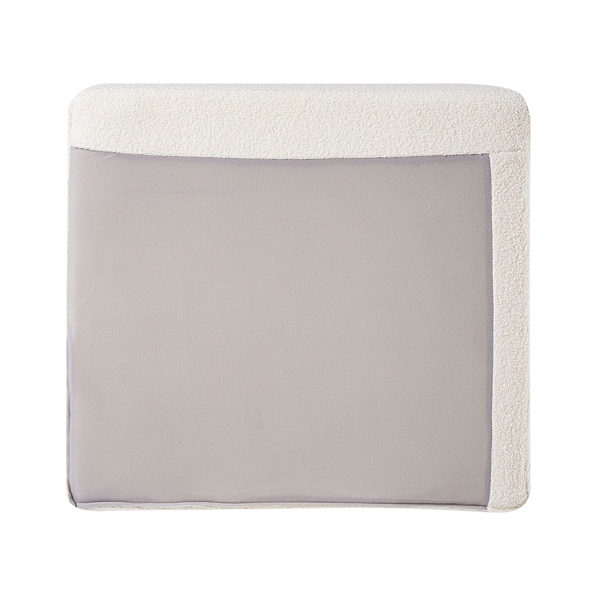 Sofa narożna prawostronna OSLO Biały Boucle Prawostronny