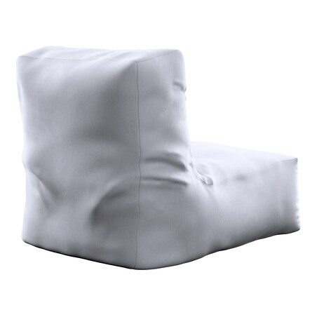 Pufa - fotel, srebrzysty szary, 67 x 31 x 75 cm, Velvet