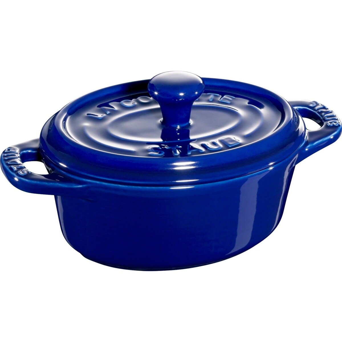 Staub Mini Cocotte Owalny - 200 ml, Niebieski