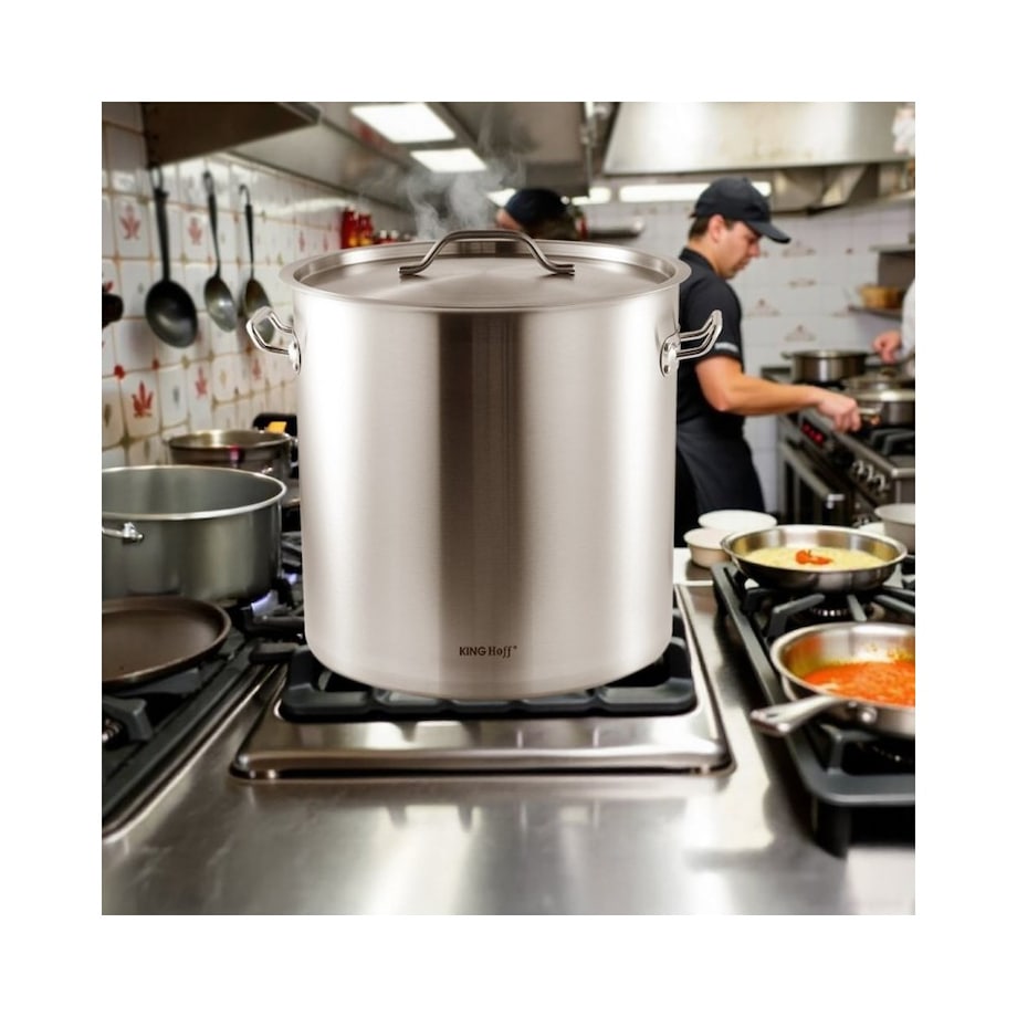 Kinghoff garnek gastronomiczny z pokrywą 50l KH1966