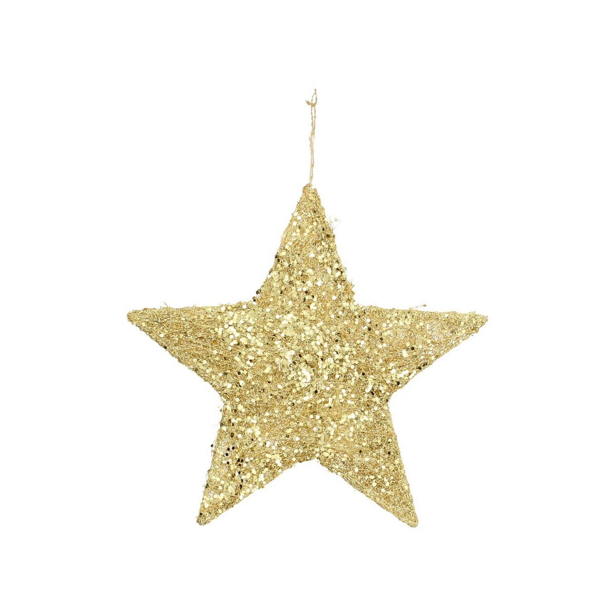 Dekoracja Golden Star 25cm boże narodzenie, święta, świąteczne, złoty, 25 x 1 cm