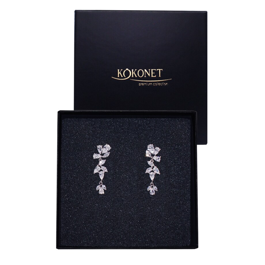 Srebrne kolczyki błyszczące eleganckie ślubne klasyczne rustykalne boho glam