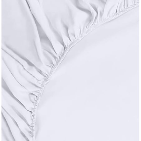 Prześcieradło bawełniane 160x200 cm z tkaniny PREMIUM BIAŁE NA GUMCE