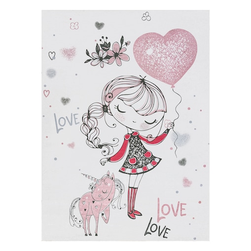 Dywan do prania BAMBINO 2644 Dziewczynka, 160x220 cm