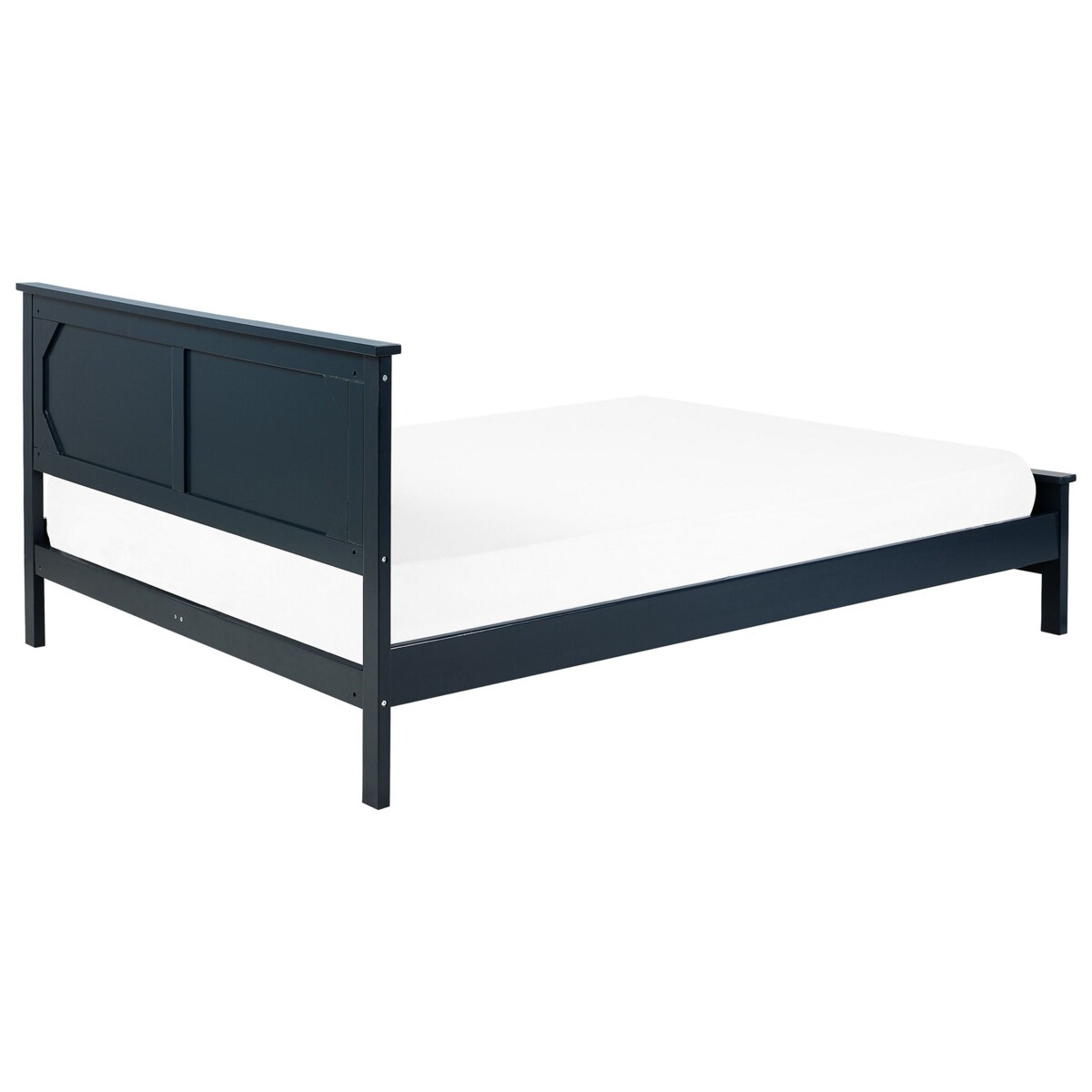 Łóżko drewniane 180 x 200 cm niebieskie OLIVET