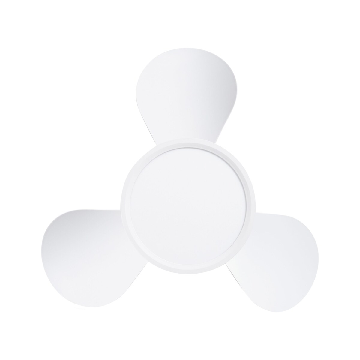 Wentylator sufitowy z lampą PUNTI Biały