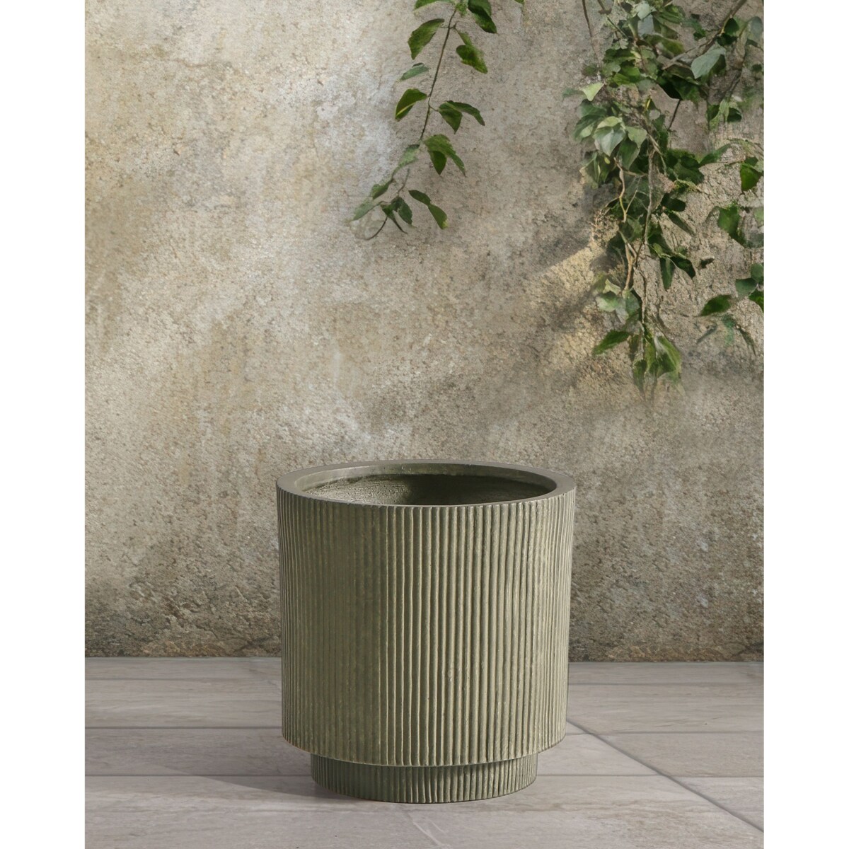 Doniczka DARIA Ceramika 37 cm Oliwkowy