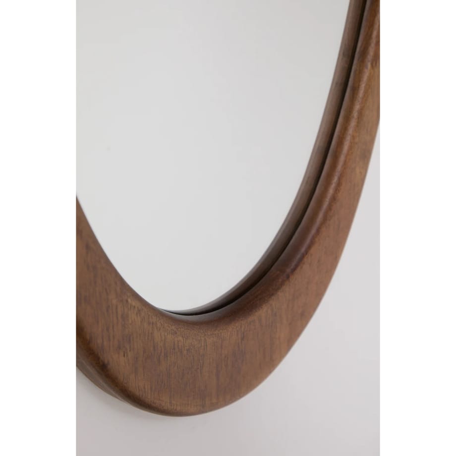 Lustro ścienne z drewna dębowego Arbidel 60 x 165 cm, brązowe