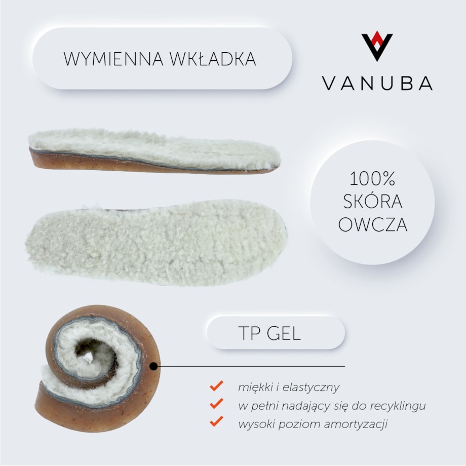 KAPCIE DAMSKIE PEPPIN POPIELATO-BIAŁE 41