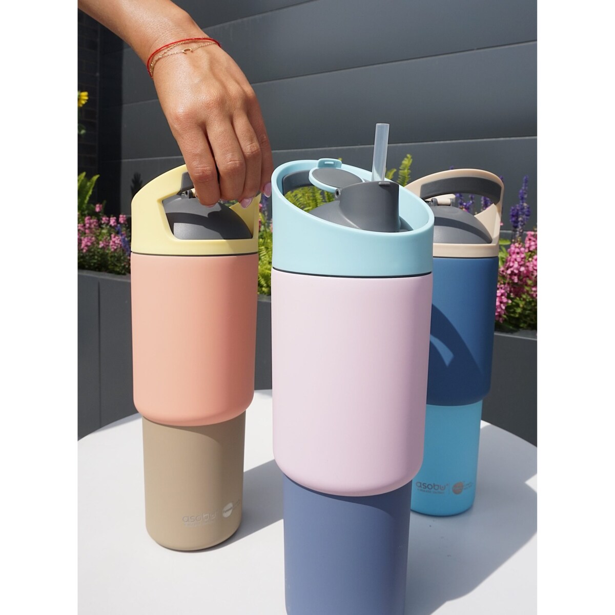 ASOBU COSMIC kubek termiczny z powłoką ceramiczną 960 ml, Pastel Peach