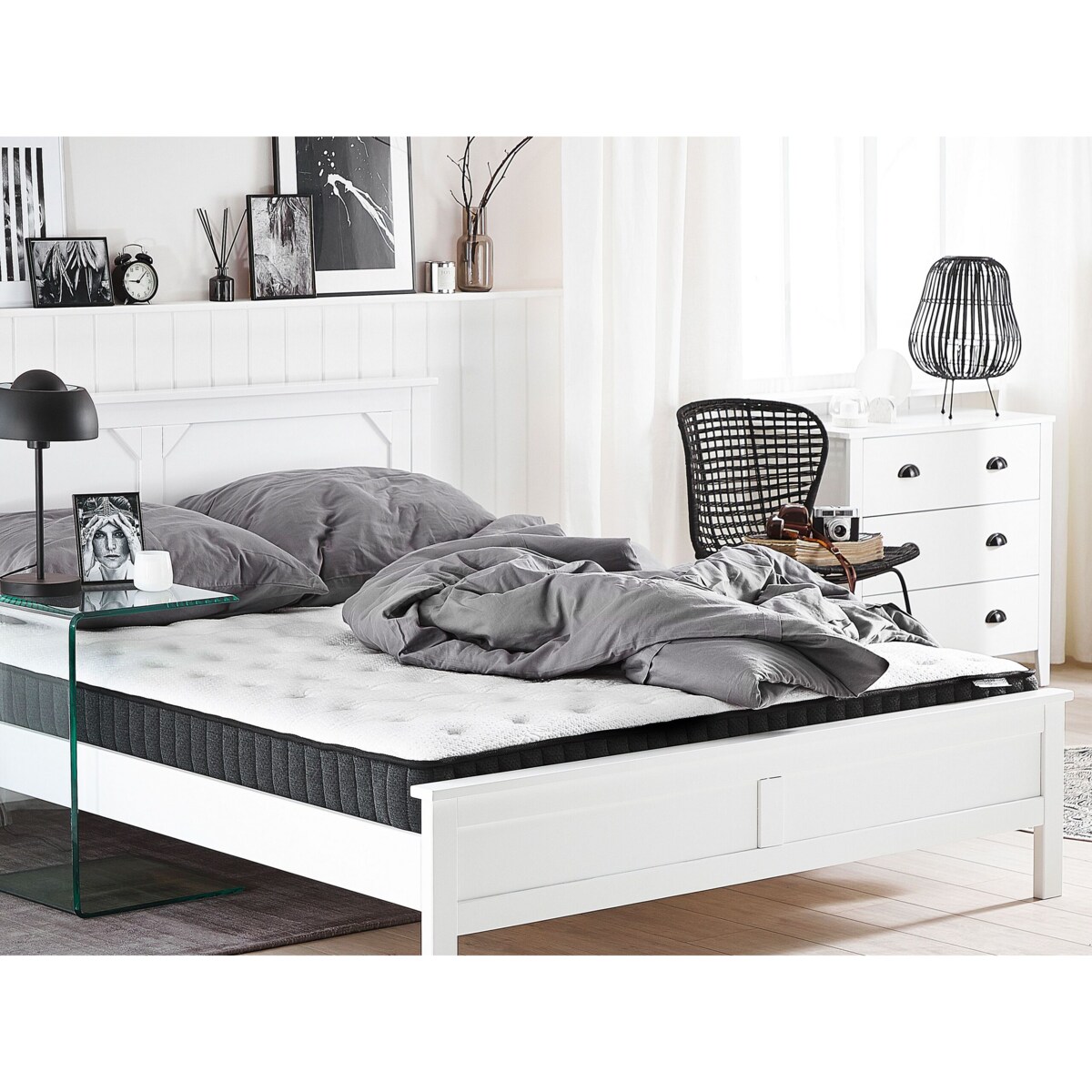 Materac kieszeniowy 140 x 200 cm twardy DREAM