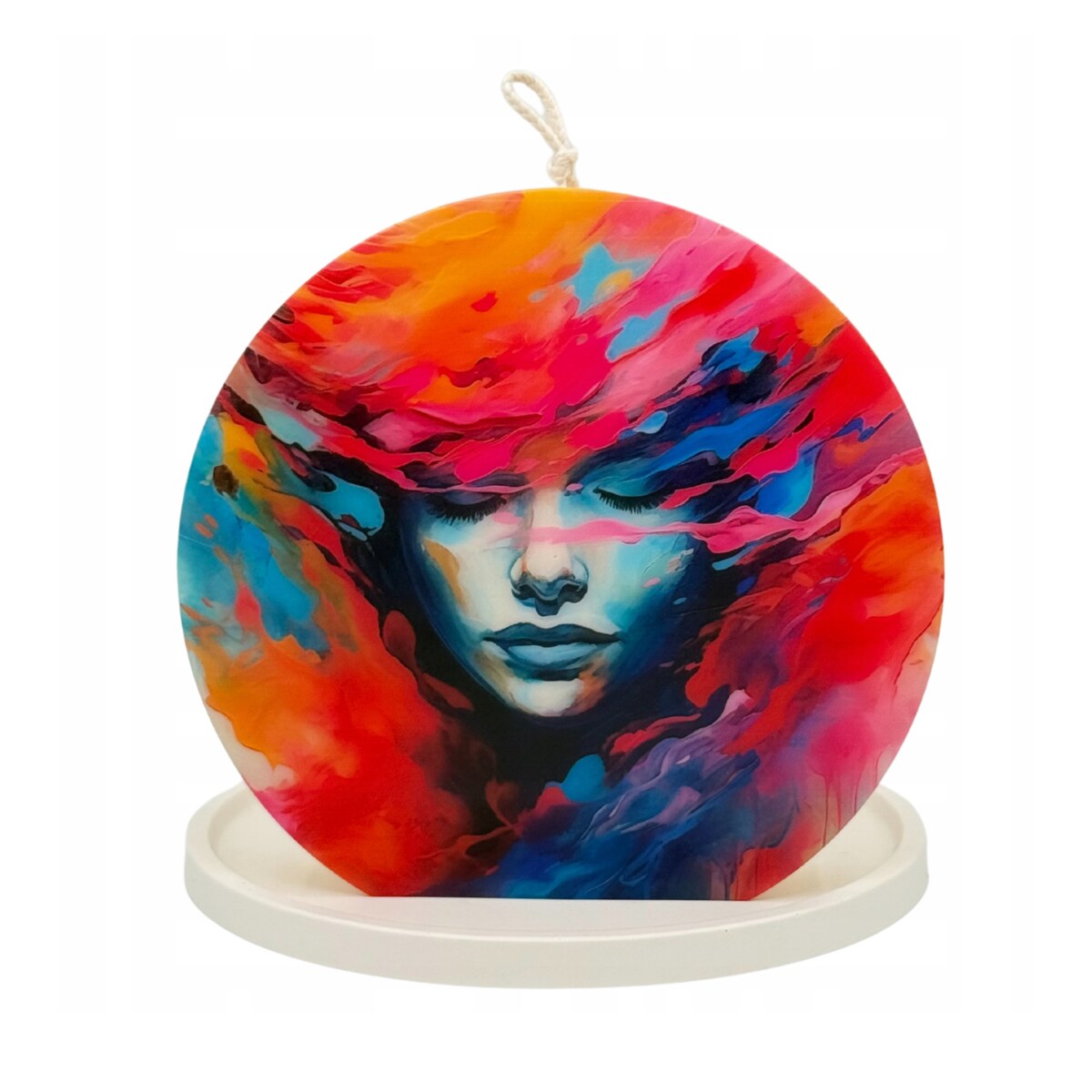 Świeczka Sojowa Prezent dla Żony Teściowej Świeca Ozdobna Bezzapachowa