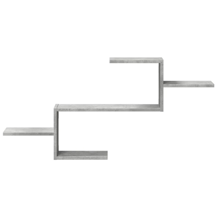 vidaXL Półka wisząca, szarość betonu, 104x15x49 cm