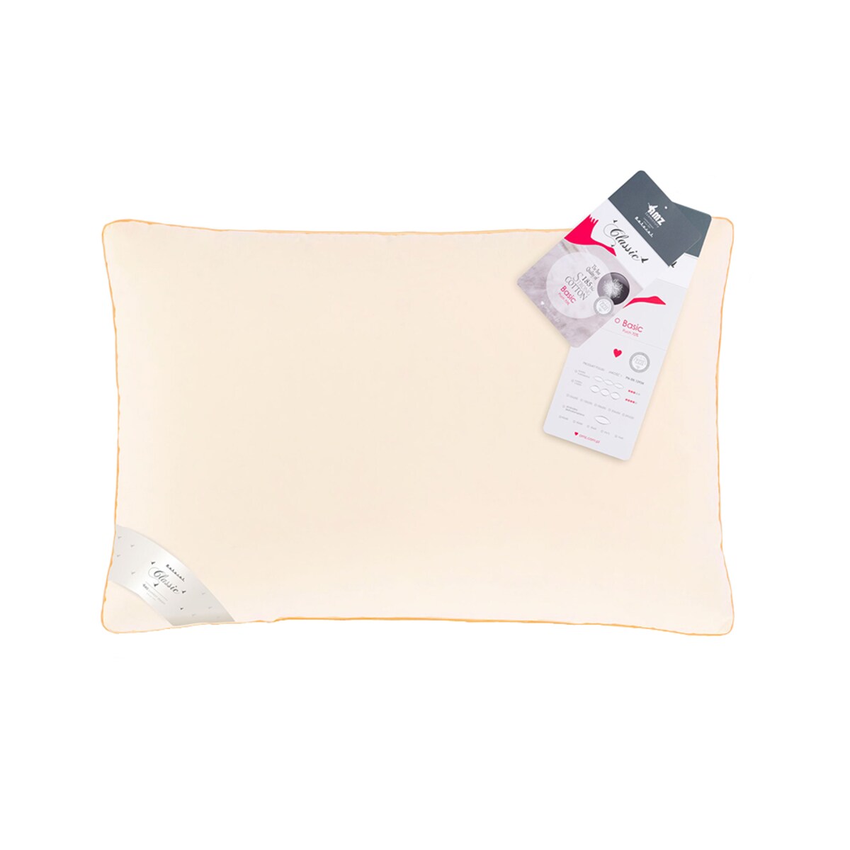 Poduszka Basic Kremowy, 40 x 40 cm, AMZ