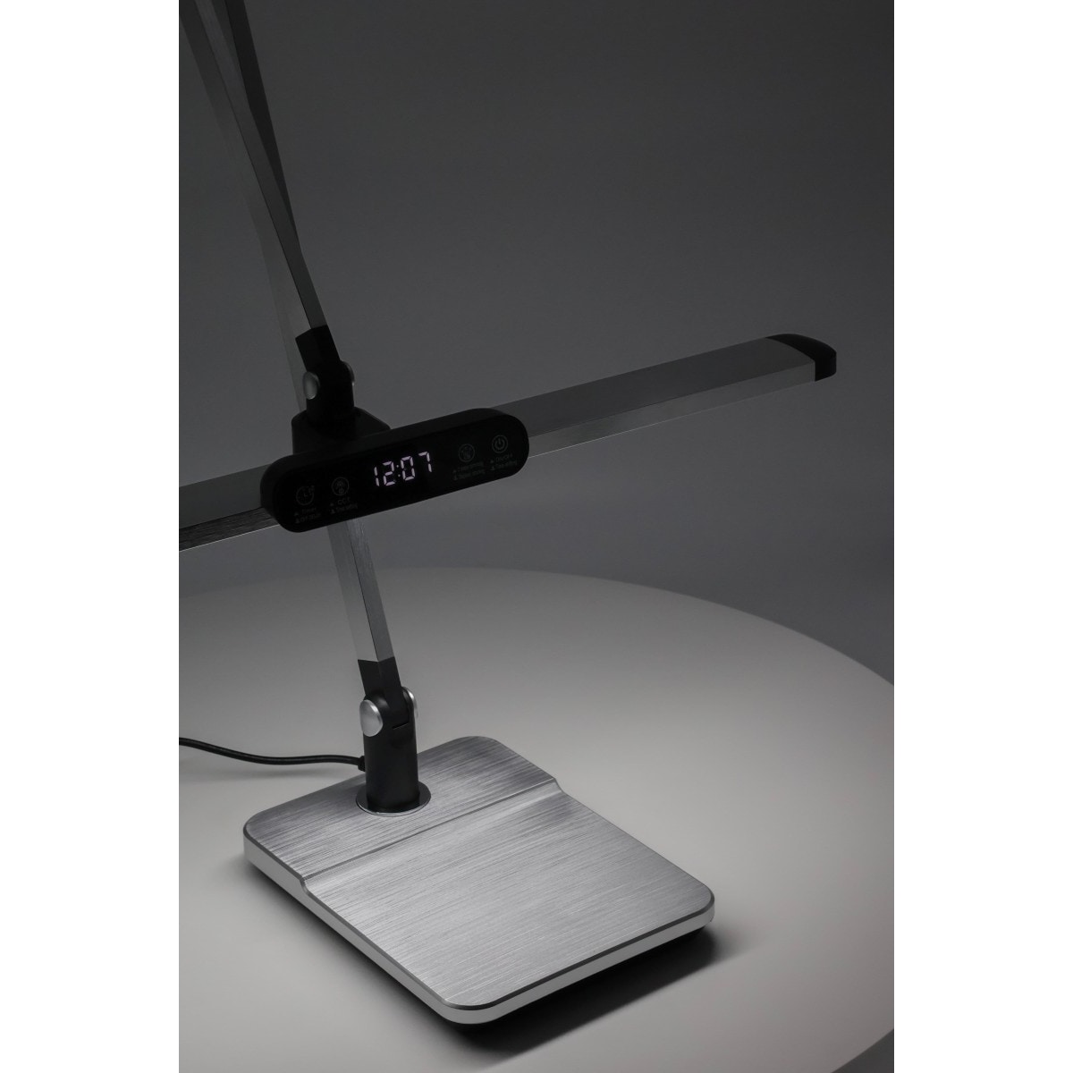 Lampka biurkowa K-BL1321 SREBRNY z serii ARES
