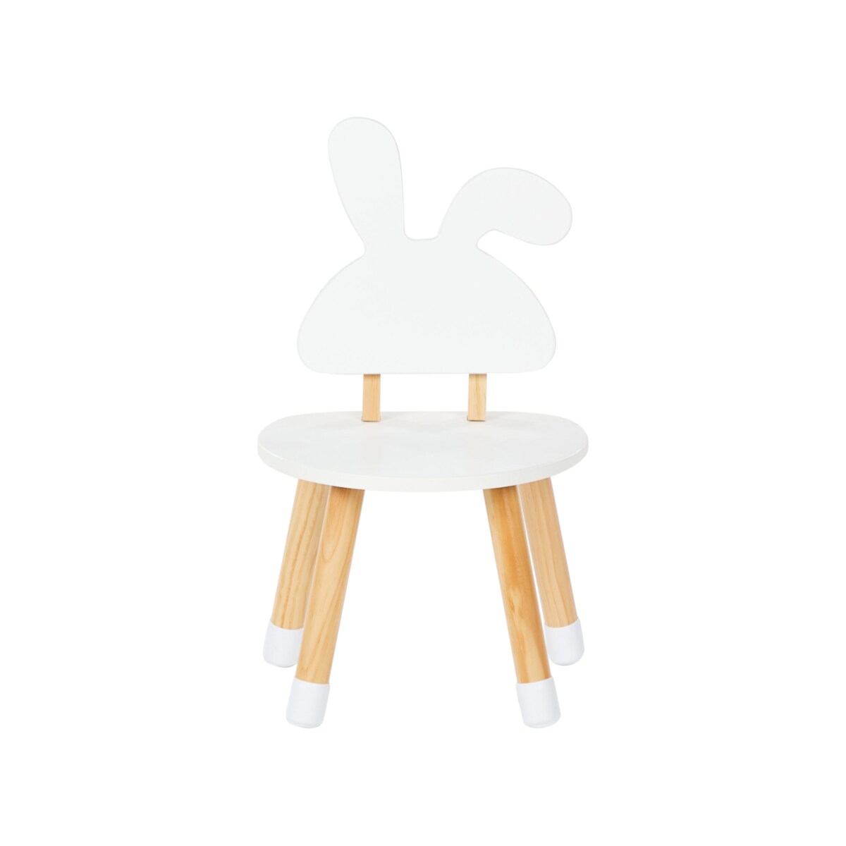 Zestaw dla dzieci stół i 2 krzesła jasne drewno z białym ROBIN