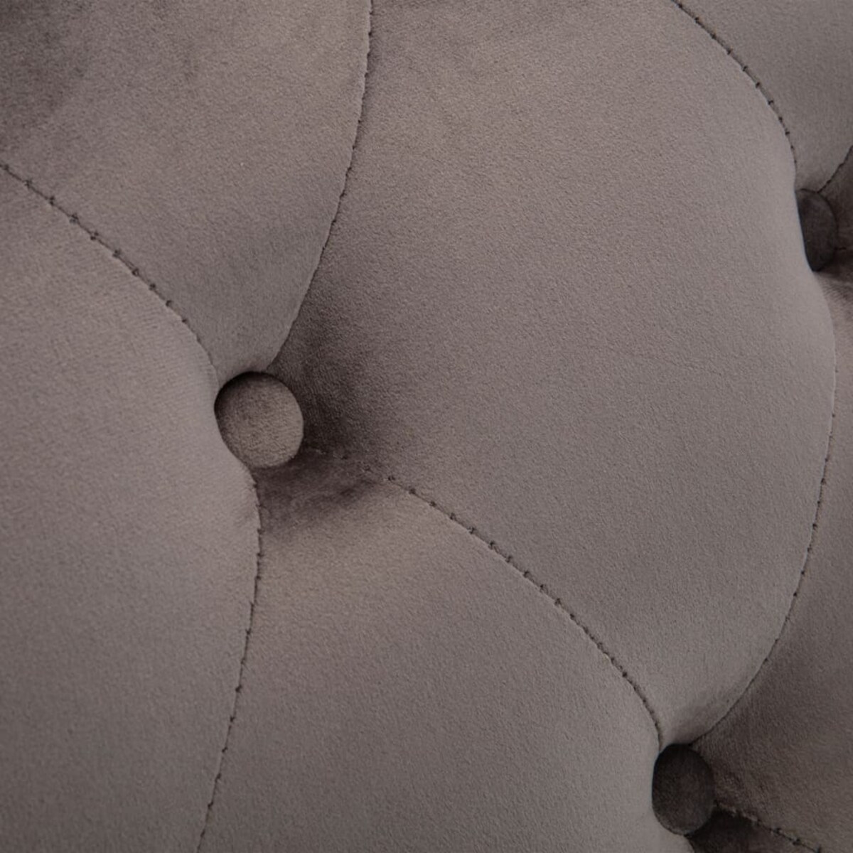 vidaXL Szezlong, szary, tapicerowany aksamitem