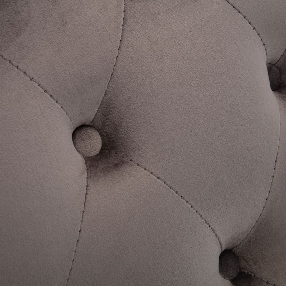 vidaXL Szezlong, szary, tapicerowany aksamitem