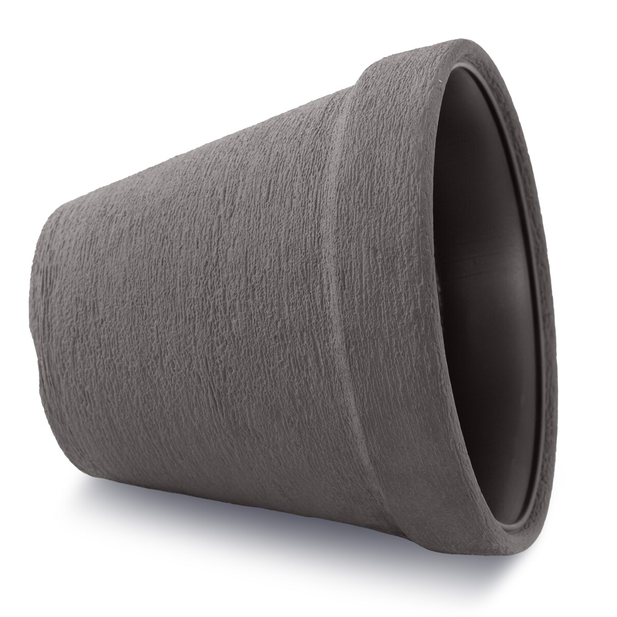 Doniczka Donica Ogrodowa 45 Cm Efekt Cegły Okrągła Na Taras Do Ogrodu Domu Antracytowa