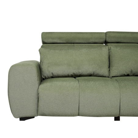 Sofa 2-osobowa zielona VEGAMO