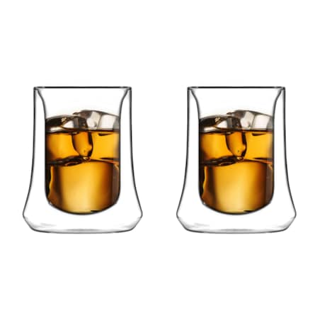 Komplet 2 szklanek niskich z podwójną ścianką Soho 240 ml 8920