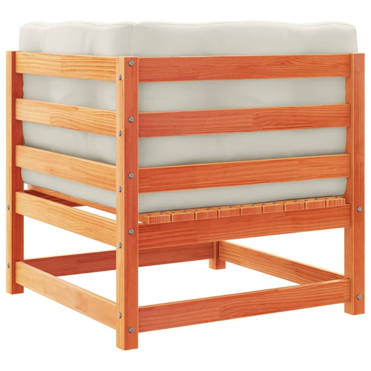 vidaXL 10-cz zestaw wypoczynkowy do ogrodu, z poduszkami, woskowy brąz