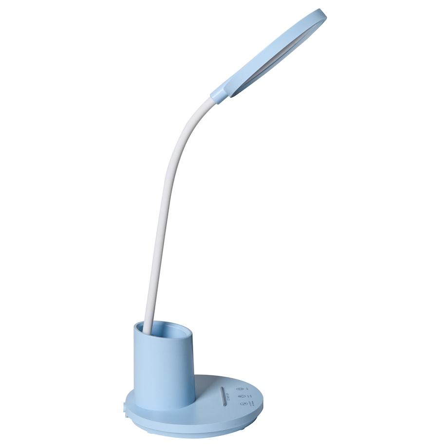 Lampa biurkowa LED VELA Ze ściemniaczem Niebieski