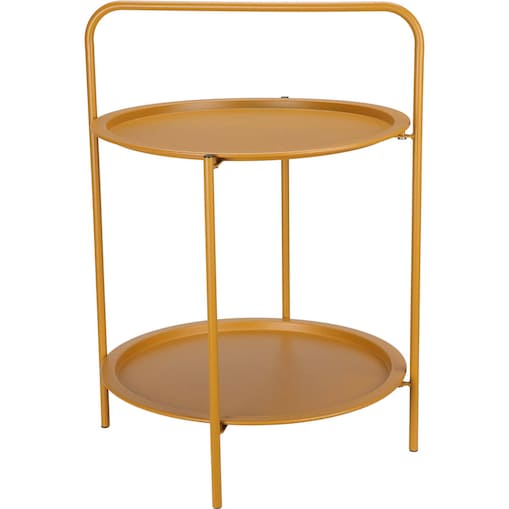 Stolik kawowy z uchwytem, 2 poziomy, Ø 50 cm