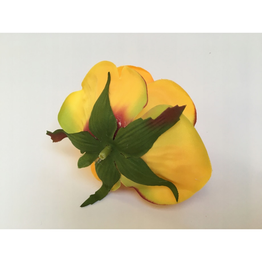 6x SZTUCZNE KWIATY RÓŻA pomarańczowa do bukiet stroik wiązanka wieniec grób