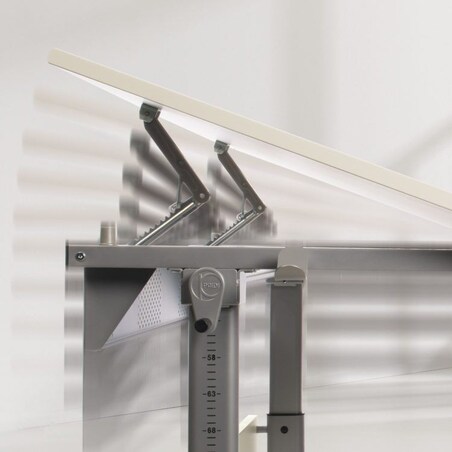 Regulowane biurko 130cm laminat dębowy Marco 2 GT PAIDI