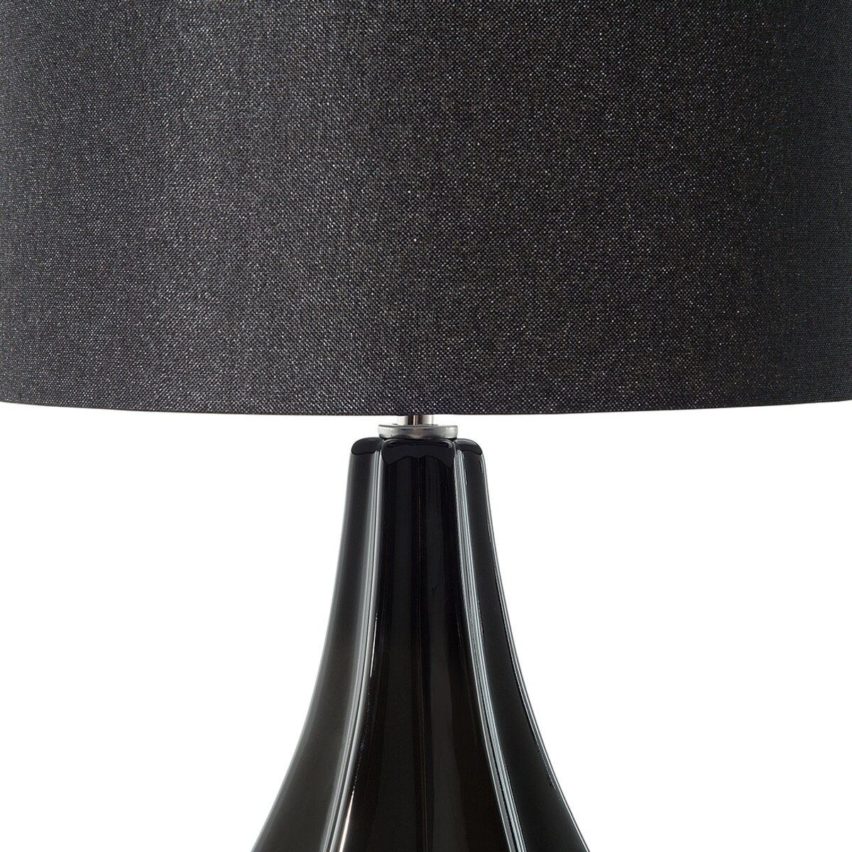 Lampa stołowa SANTEE Porcelana Czarny