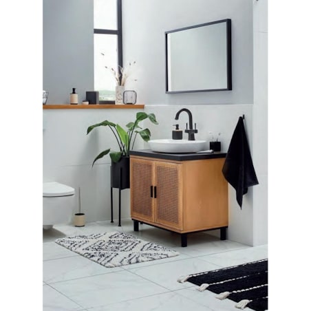 Kleine Wolke Boho Ekologiczny Dywanik łazienkowy beżowy 55x 65 cm Eco Care